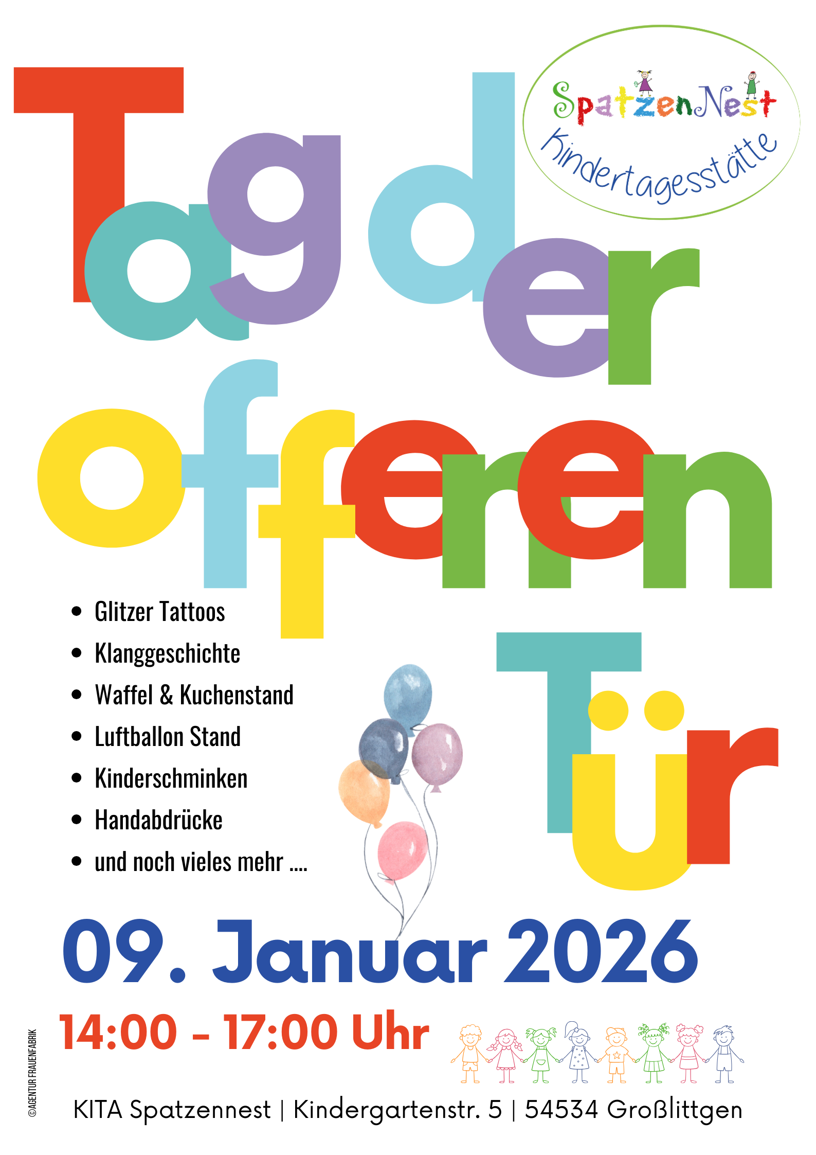 Plakat Tag der offenen Tür 2026
